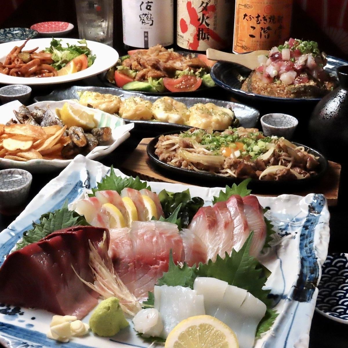 地産地消の新鮮なお魚がコースでも単品でも楽しめます♪