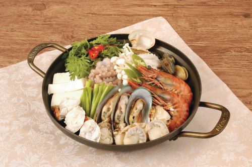 Seafood pot