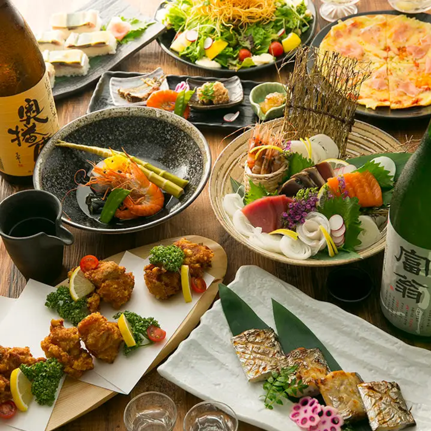 個室・お座敷・テーブル席！最大６０名様までのご宴会が可能！