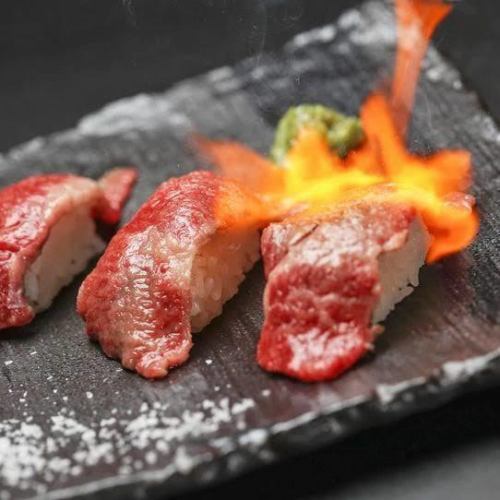 Churrasco grilled meat sushi