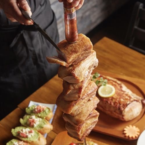 Great value 3-hour all-you-can-eat and drink course ☆Pork rolls included★