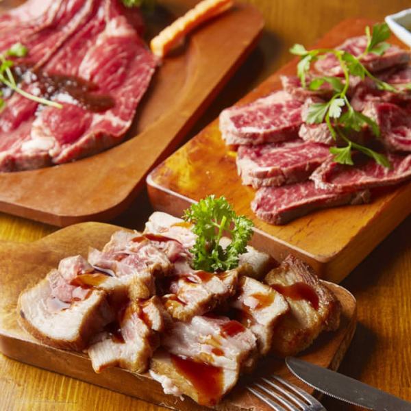 ★Over 30 items of all-you-can-eat and drink including seared Wagyu beef sushi and BBQ grilled meat★