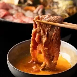 "사츠마의 대남 코스"3 종류의 선택할 냄비 뷔페 & 고기 초밥 : 전 10 품 + 생 포함 3 시간 음방 : 3800 엔