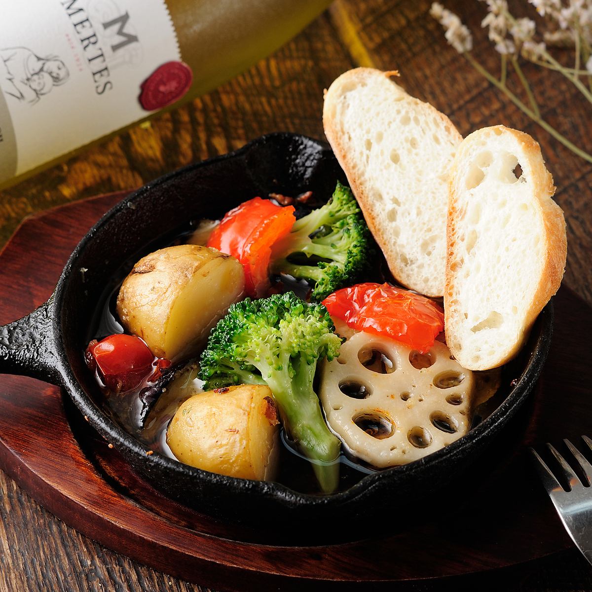 こだわりの野菜で身体に嬉しい料理♪