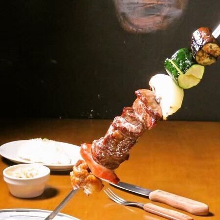 ★ Churrasco lunch (served on one skewer)