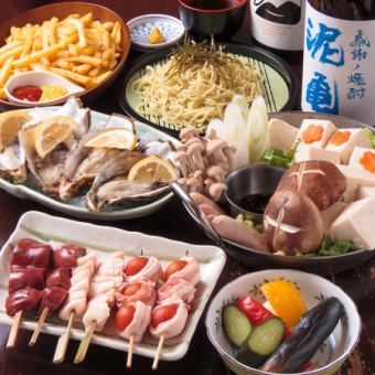 [Nabe course] 6 dishes, 3,000 yen (tax included) Enjoy salted chanko hotpot♪