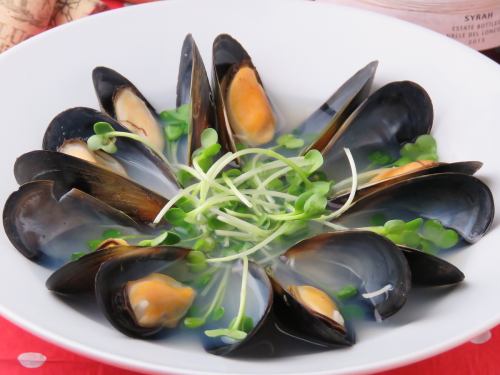 Mussels white wine steamed