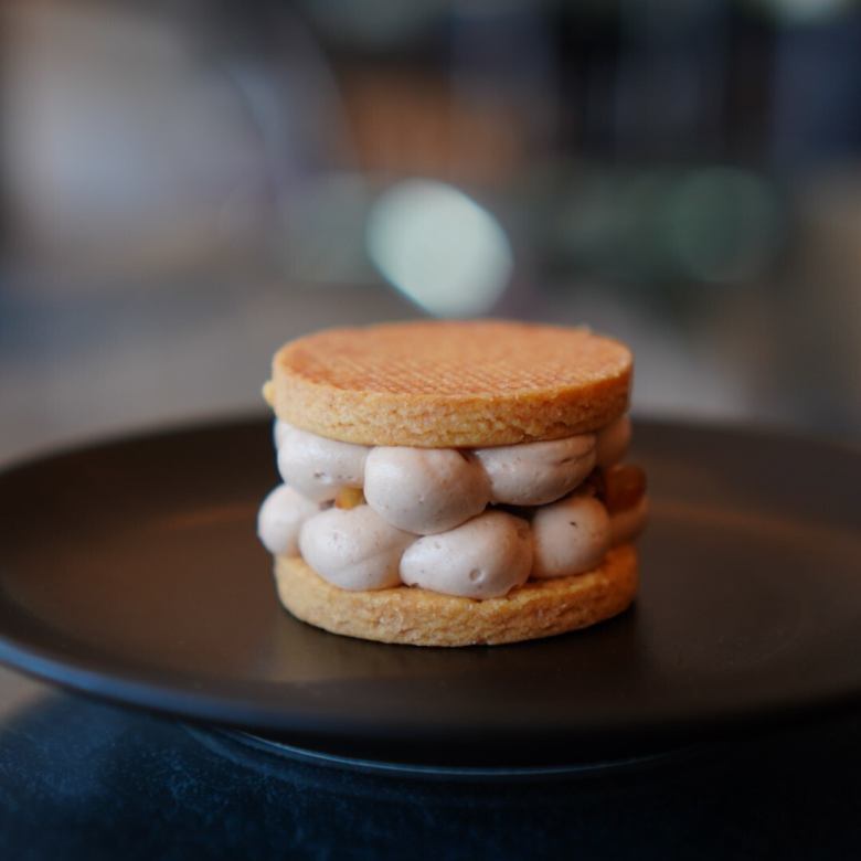 [Chestnut butter sandwich]