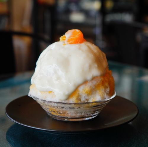 2日前完全予約制⇒かき氷【みかんミルク大福】