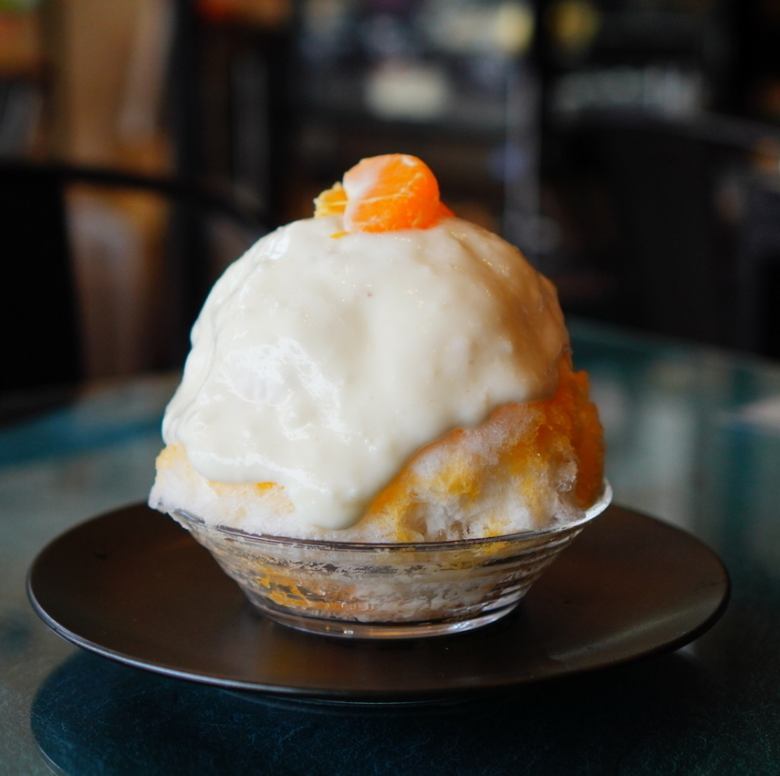 2日前完全予約制⇒かき氷【みかんミルク大福】