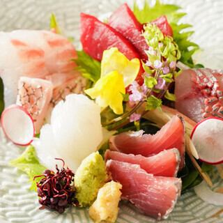 【飲み放題付】樹なりコース◆お造り3種盛り合わせや馬刺し、車海老天ぷらなど90分飲み放題付き