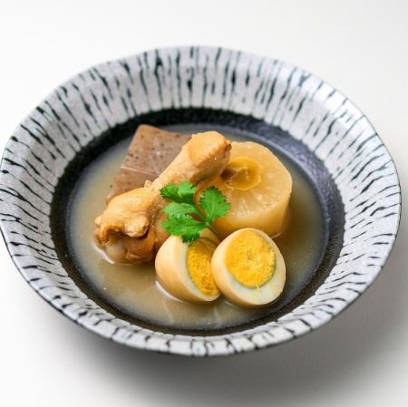 Various chicken soup oden