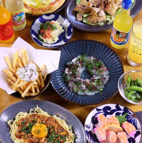 人気メニュー勢揃い！宴会におすすめ2H飲み放題付10品コース