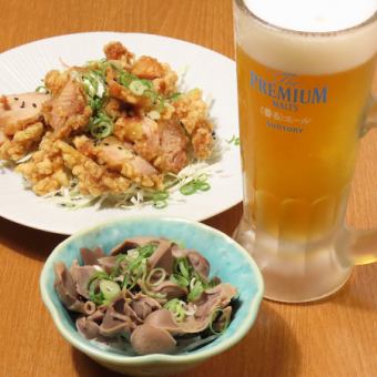 ちょい飲みにオススメ♪【ほろ酔いおまかせセット】大好評につき赤字覚悟でがんばります☆1500円