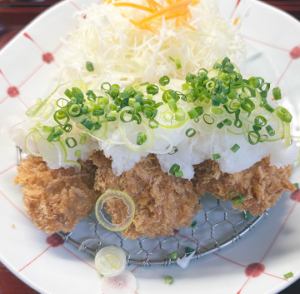 ねぎおろし（中）ヒレかつ定食