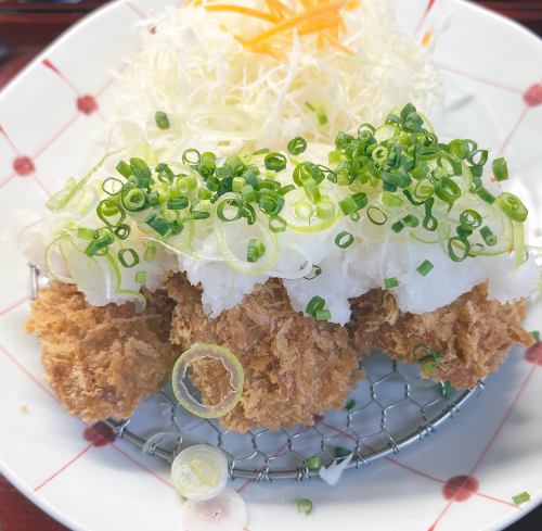 ねぎおろし（中）ヒレかつ定食