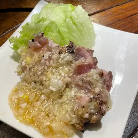 白ネギ焼き浸し
