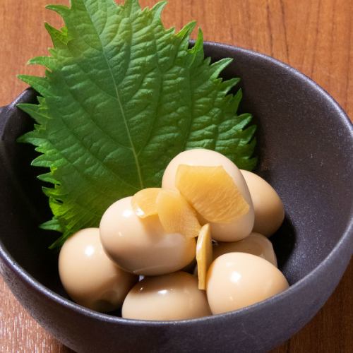 うずらの醤油漬け