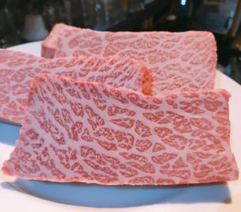 Mikawa beef marbled loin steak