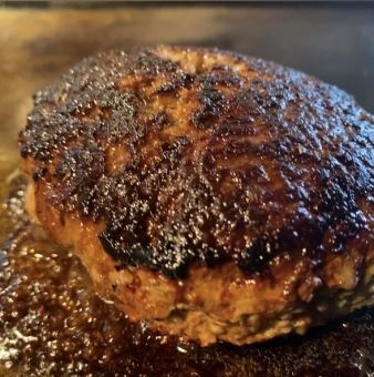 Homemade Mikawa beef hamburger steak