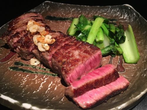Mikawa beef steak lunch