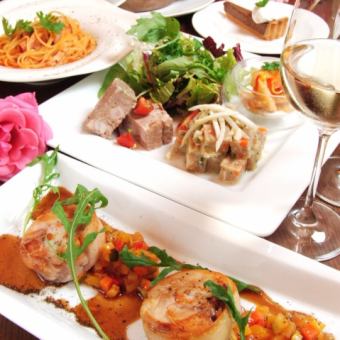 [For a welcome and farewell party!] 8-course all-you-can-drink course including appetizers, meat dishes, pasta, etc. 4,180 yen
