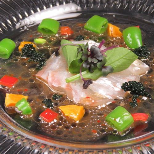 シェフの技術が光る料理