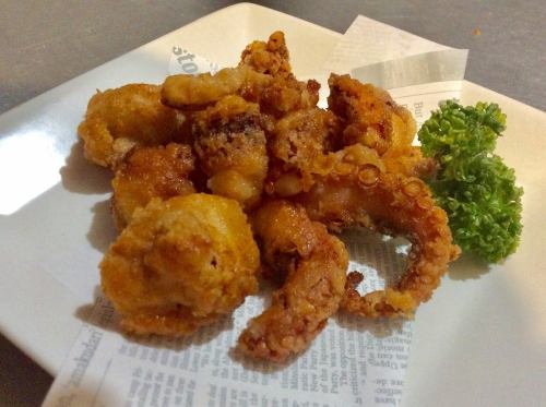 Fried octopus