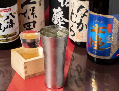 We have special sake and shochu☆