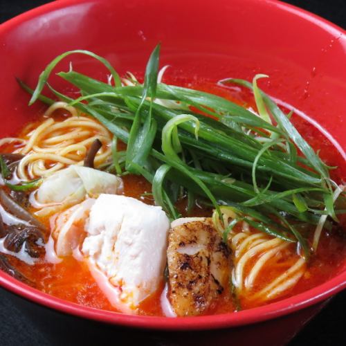 Delicious and spicy soba noodles