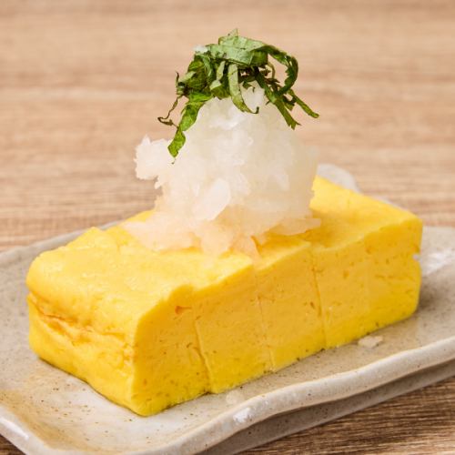 厚焼き玉子の鬼おろし乗せ