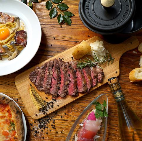 お肉料理も豊富にご用意しております♪