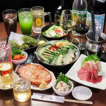 【当日OK！2.5時間飲み放題付】贅沢ご縁コース出汁しゃぶ&肉刺し5種盛り料理10品5980円(税込)