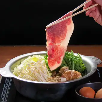 【3時間飲放題付】極みご縁コース和牛すき焼き&豪快肉刺し盛り&和牛肉寿司料理10品6980円(税込)