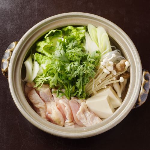 山口地鶏【長州黒かしわ】水炊き