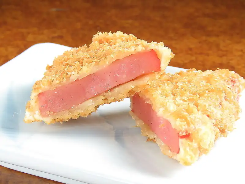 【당점 자랑】 두께를 선택할 수있는 명물 햄 커틀릿! 바삭 바삭한 옷과 수분이 많은 맛 ♪