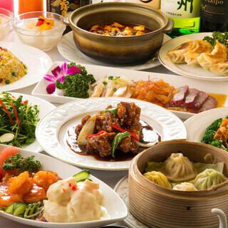 《Very popular》Enjoy our signature dishes, including the original fried dumplings ◎ [Ume Course] 10 dishes in total, 2 hours of all-you-can-drink included, 5,000 yen (tax included)