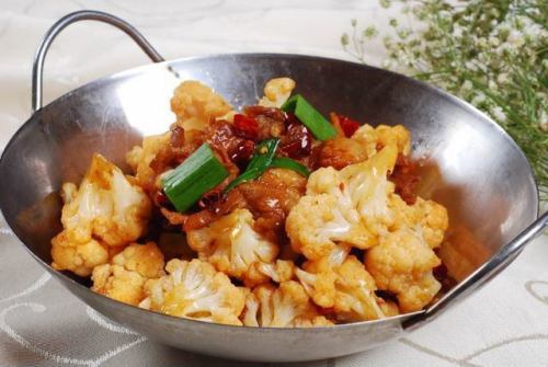 カリフラワーの干鍋煮込み