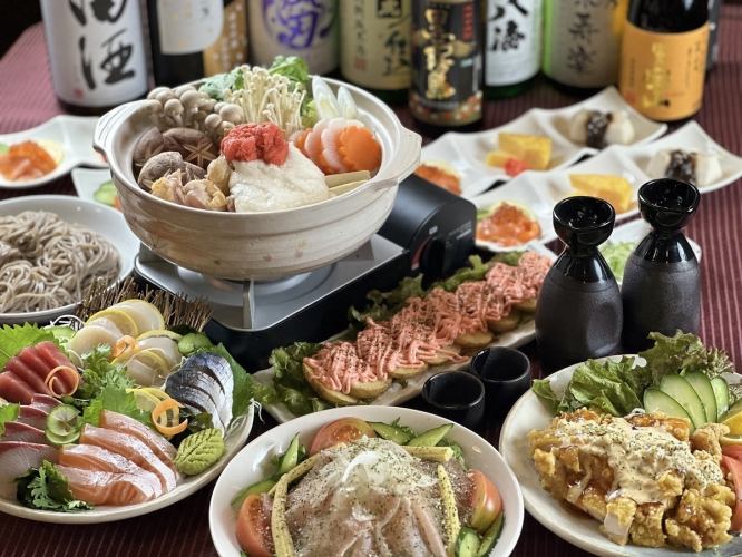 [Year-end party limited course/2 hours of all-you-can-drink included] Luxurious food and 3 types of hot pot to choose from♪ [Thickened hot pot]