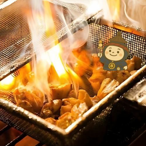 地鶏のもも煙焼き