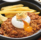 【10月】キーマカレー (羽釜ごはん・スープ付き)