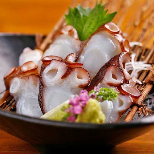 明石生タコのお造り