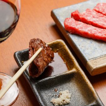 【HP限定】2H飲み放題付★宮崎牛特別コース(13品)10000円 (税込)※2時間制