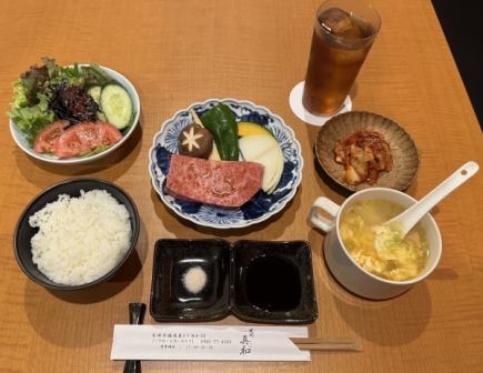 宮崎牛ロースステーキランチ