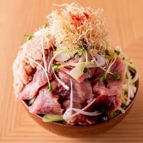 Tuna ~ Rare part of tuna Cheek meat and Negitoro raw soy sauce flavor ~