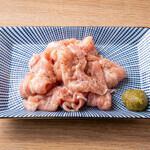 産若鳥のせせり 柚子胡椒添え