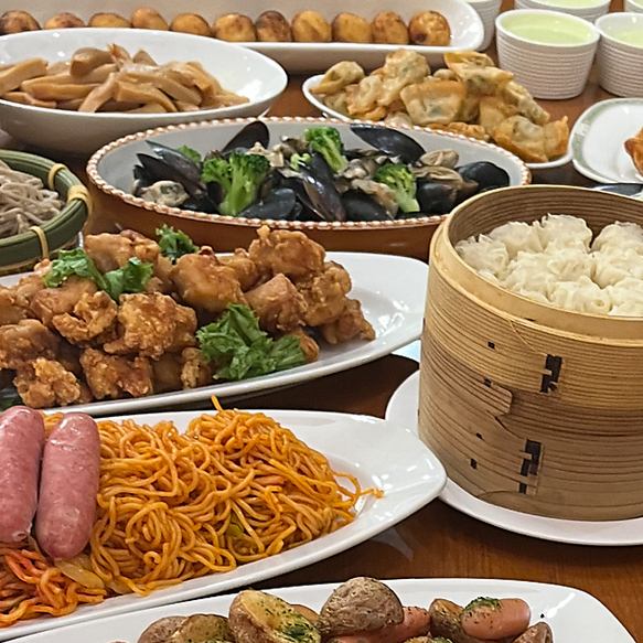 120分飲み放題＋ビュッフェ食べ放題◆スタンダードコース 4,800円(税込)