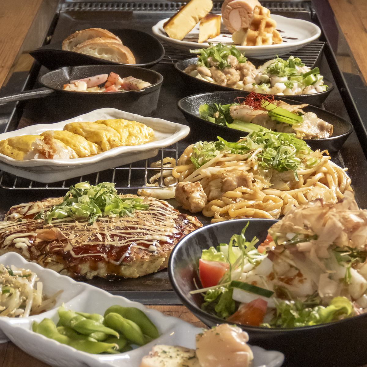 2時間飲み放題付全8品4500円(税込)のコースはじめました♪