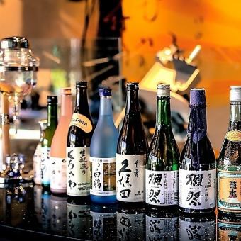 種類充実◎単品2H飲み放題 +「20銘柄の日本酒を飲み比べ！2H飲み放題　税込4500⇒3480