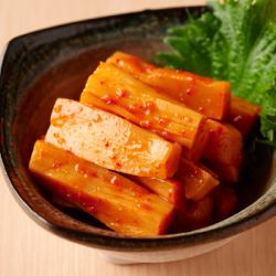 特浓泡菜和竹笋